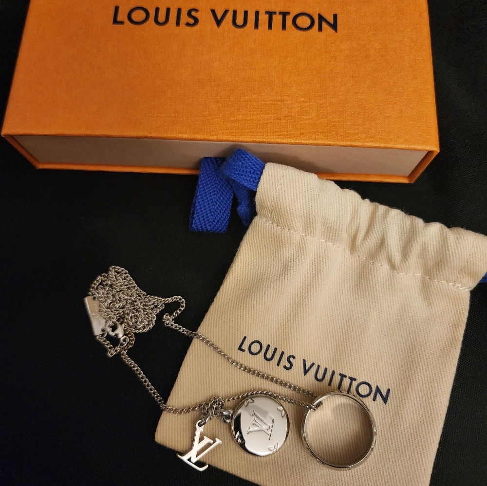 Authentice Louis Vuitton Monogram Charms Necklace